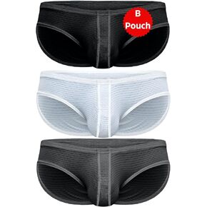 الرجال الحقيقيين من أرس آيس آس فيرز بيكيني بيكيني موجز-1 ، 3 ، 6 حزمة بحجم ABCD Pouch XS-5XL