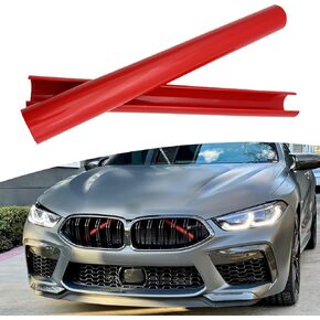 2 PCS الأمامية الشواية إدراج الأشجار ، مقاومة للماء ، أغطية القطع المقاومة للماء V ، شرائح مزخرفة مصبغة ، متوافقة مع 3/4/5/6/7 سلسلة × 1/3/4/5 (أحمر)