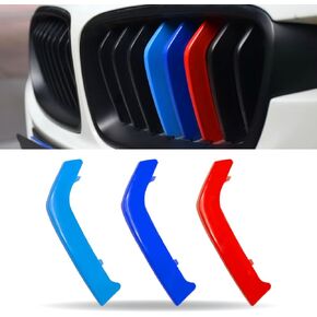 شركات إدراج مصبغة لأشرطة الشواية الأمامية لـ BMW MONTS MOND MESH MESH MESH MESH SRIPS لـ BMW 2013-2019 F30 F35 3 Series 8-Beam Grille Classic Decoratiatory (8 Beams)