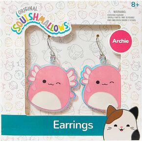 LUV HER Squishmallows Earrings Gift Sets - Squishmallows Archie - Hypoallergenic Nickel-Free - Ideal Gifts for Girls' Parties, Costumes Ages 8+