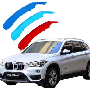 إدراج شواية السيارات لـ BMW X1 F48 2016-2019 7-Beam ، ملحقات الشبكة الأمامية