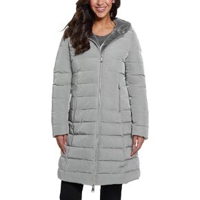 GUESS Women's Helena Long Fur Jacket