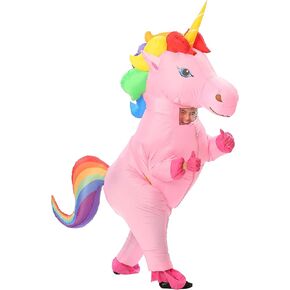 Unicorn Costume,Adult Size (Rainbow)