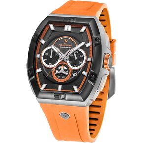 Mens Watches Analog Quartz Luxury Tonneau Watches for Men Japanese Movement 50M Waterproof Stainless Steel Case Luminous Sport Watch