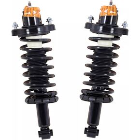 MOSTPLUS 2PCS Rear Complete Struts Shock Assembly W/Coil Spring Compatible for 08-10 Mitsubishi Lancer DE ES