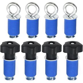 UOIENRT 8Pcs Lock & Ride Tie Down Anchors Kit Knob Replacement for Polaris RZR ACE Sportsman ATV UTV with 1" Cargo Hole