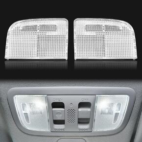 1Pair Interior Reading Light Lens Cover Car Roof Map Light Dome Light Cover 34401-SDA-A21 34402-SDA-A21 Compatible with Honda Accord Hybrid Civic Element Odyssey Pilot Ridgeline with Sunroof Only