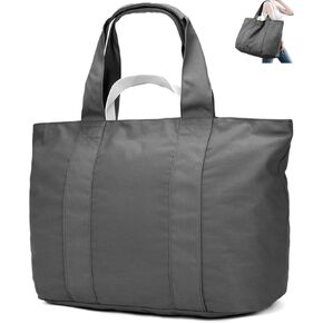 22'' 50L Large Canvas Bag, Extra Large Tote Bag, Oversized Bag, Overnight Bags for Women Travel Black