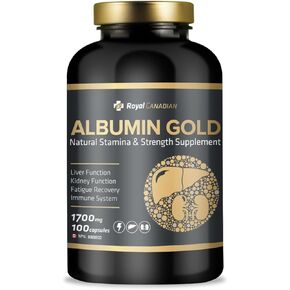 Royal Canadian Phumin Gold 1700mg | وظيفة الكبد | وظيفة الكلى | التعب الانتعاش | الجهاز المناعي (100 × 1700 ملغ كبسولات)
