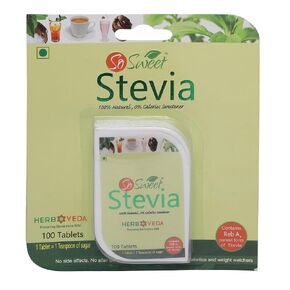 So Sweet Stevia 500 Tablet Dispenser - Natural Sweetener, Zero Calories, Keto-Friendly, Sugar Substitute, No Artificial Flavors, Convenient Travel Size