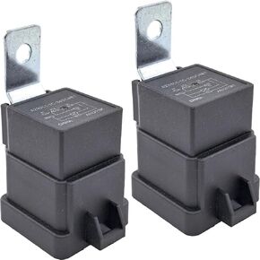 2-Pack AZ9861-1C-24DC4R1 24V DC 40A Automotive Relay – SPDT 5-Pin Design, Compatible with Ford F-150/Chevy Silverado/Dodge Ram – Fixes Cooling Fan (P0480) & A/C Failures (P0641)