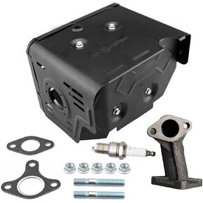 HZ Muffler Assembly Assembly Mipe Mipe Kit لـ Honda GX340 11HP GX390 13HP GX420