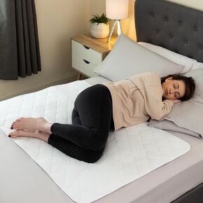 2 x Bed Pads Washable Waterproof - 34"x52" Incontinence Bed Pads for Adults, 100% Waterproof Mattress Pad to Protect Bed, Large Bed Wetting Pads for Home and Hospital Use (500 Washes)