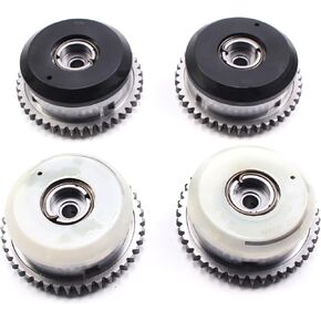 4PCS Intake & Exhaust Camshaft Sprockets 11367600085 11367600086 Cam Sprockets for 2014-2020 X5 X6 550I 750I 4.4L V8 Adjuster Gear Replaces N63B40 S63B44
