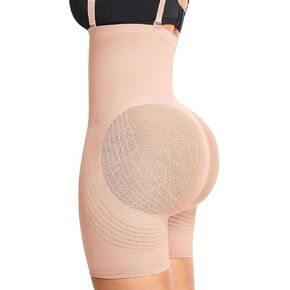 Lover-Beauty Women's Butt Lifting Shapewear Tummy Control Removeable Strapless Faja Body Shaper