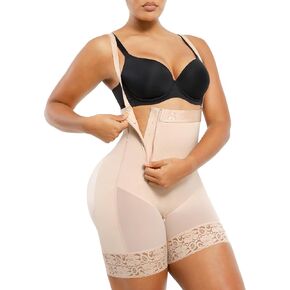 SHAPELLX Shapewear Tummy Control Fajas Colombianas Body Shaper for Women Butt Lift Bodysuit