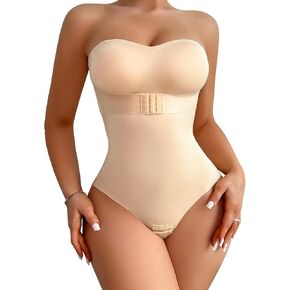 Shapewear Bodysuit Tummy Control Strapless Bra Shapewear for Women Strapless Faja Body Shaper Thong Light Shapewear