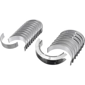 ACROPIX Main Bearing and Connecting Rod Bearing Kit No.12648786/12643667 for Chevrolet Caprice 2012-2017 Engine Crankshaft Rod Bearing Metal Silver Tone 20Pcs