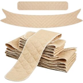 10 Pack Bra Liners for Sweat Tummy Liners Under Stomach Sweat Pads Plus Size for Women Sweating Supplies (Skin Color)