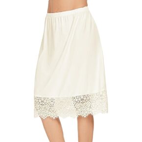 Subuteay Womens Half Slips Lace Trim Under Dresses Slip Extender Underskirts