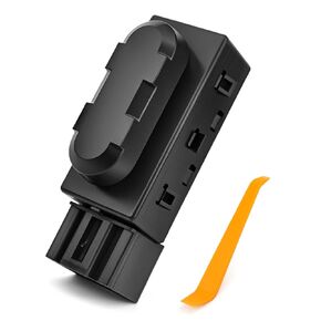 Power Seat Adjust Switch Replacement for 2005-2015 Ford F150 F250 F350 F450 Edge Escape Expedition Explorer Flex MKX, 6 Way Switch Replace# 5F9T-14B709-AA, 9L3Z14A701A, PSW5, SW7258