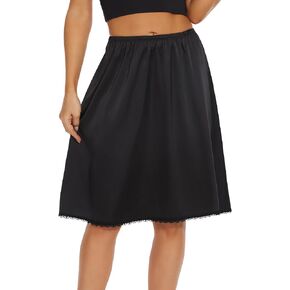Subuteay Half Slips for Women Underdress Lace Slip Skirt Knee-Length Underskirt