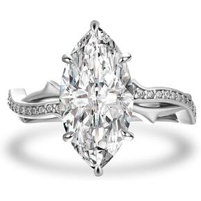 3 CT Marquise Cut Cut Learming ، Twisted 925 Sterling Silver Simted Promise Ring For Wedding ، Daily ، Travel