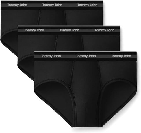 Tommy John Men's Comfort Micro Brief Underwear - 3-Pack, Brushed Microfiber for Comfort, 4-Way Stretch & Stay-Put Waistband in Kuwait