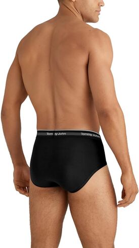 Tommy John Men's Comfort Micro Brief Underwear - 3-Pack, Brushed Microfiber for Comfort, 4-Way Stretch & Stay-Put Waistband in Kuwait