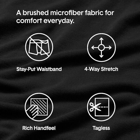 Tommy John Men's Comfort Micro Brief Underwear - 3-Pack, Brushed Microfiber for Comfort, 4-Way Stretch & Stay-Put Waistband in Kuwait