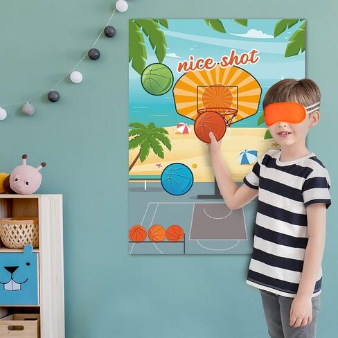 Wernnsai Pin the tail on the Llama Party Games - Llama موضوع عيد ميلاد اللوازم للأطفال الفتيات 21 "× 28" ملصق Llama 24 PCS Tails Party Decorts in Kuwait