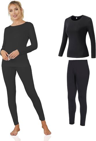Women's Lightweight Spring Base Layer - Breathable Undershirt & Pants, Limited Sizes in Saudi Arabia
