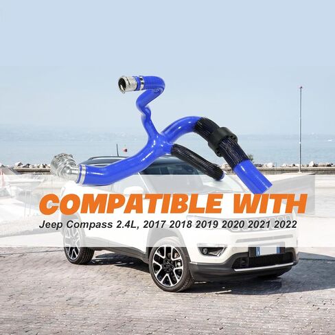 68249896AC Engine Radiator Coolant Outlet Hose, Fit for Jeep Compass Altitude/Latitude/Limited/Sport 2.4L, 2017-2022#Replace 68380330AB 68380330AA Lower Coolant Hose Bypass Reservoir Radiator Pipe in Saudi Arabia