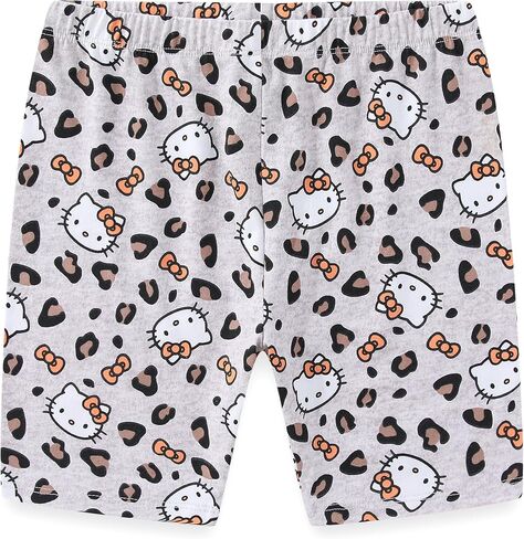 Hello Kitty Sanrio Girls 2 Piece Short Sleeve T-Shirt and Bike Shorts Set for Big Kids in Saudi Arabia