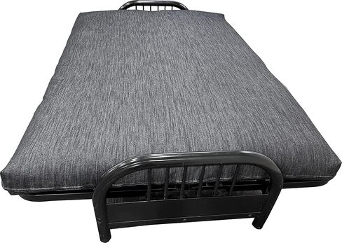 D & D Futon Furniture Real Jean Denim Futon Covers ، واقي المراتب ، وحماية السرير (الدنيم المظلم ، 6 × 54 × 75) in Kuwait