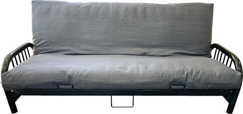 D&D Futon Furniture Real Jean Denim Futon Mattress Covers, Mattress Protector, Bed Slipcovers (Dark Denim, Full 6 x 54 x 75) in Saudi Arabia