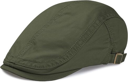 KUJUHA Flat Cap for Men Cotton Flat Irish Cabbie Ivy Gatsby Newsboy Driving Hat Hunting Cap in Saudi Arabia
