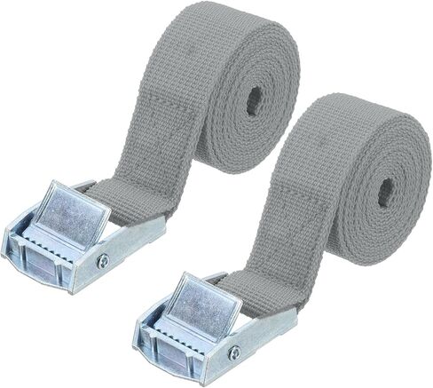 PATIKIL 1" x 18ft Lashing Strap with Buckles, 2 Pcs Cam Buckle Tie Down Straps Adjustable Heavy Duty Secure Cinch Straps Up to 551 lbs for Cargo Kayak Bicycles, Blue in Saudi Arabia