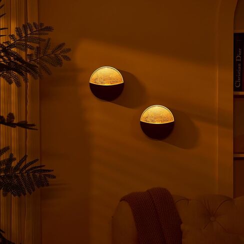 Black Wall Candle Holder Set of 2 with Gold Leaf Interior, Metal Wall Candle Sconces, Vintage Style Wall Decor for Living Room, Bedroom, and Dining Room in Kuwait