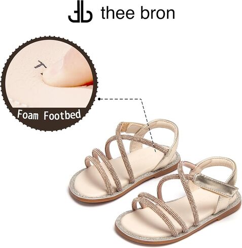 THEE BRON Toddler Girls Dress Sandals Kids Butterfly Floral Summer Sandalias Shoes in Kuwait