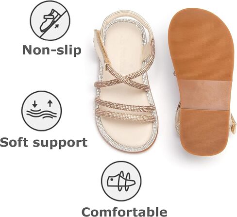 THEE BRON Toddler Girls Dress Sandals Kids Butterfly Floral Summer Sandalias Shoes in Kuwait