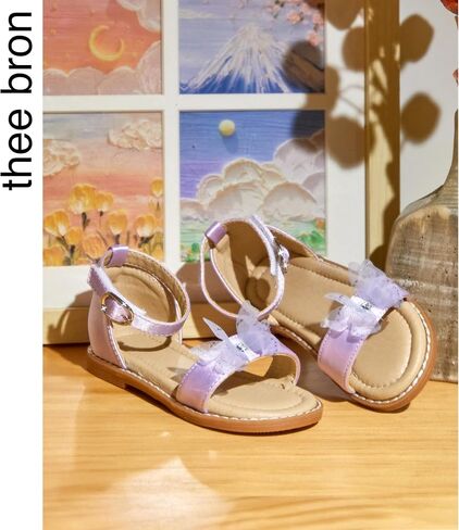 THEE BRON Toddler Girls Dress Sandals Kids Butterfly Floral Summer Sandalias Shoes in Saudi Arabia