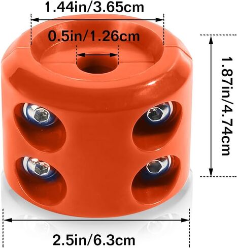 Car Rubber Winch Stopper for Cable Hook, Silicone Cable Saver Hook Stopper Line for ATV UTV Truck, Prevent Pulling Bounce, Shock Absorber with Allen Wrench, Quick Installation Tool (Black) in Kuwait