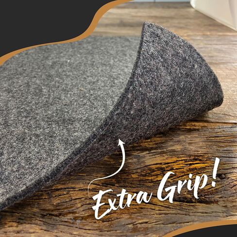 Nevlers 4'x6' Felt TPO Non Slip Rug Pad | 1/4" Thick Anti Slip Rug Grips | Carpet Pads Non Slip Design | Rug Gripper for Tile Floors | Rug Gripper for Hardwood Floors | Customizable Non Slip Rug Pads in Saudi Arabia