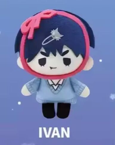 Anime lvan Till Plush Keychain, Mizi Sua Till Ivan Hyuna Luka Blind Box Mini Plush Pendant Key Chain Box Gift in Kuwait
