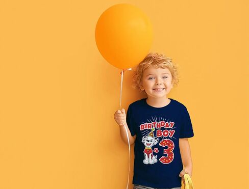 Tstars Marshall عيد ميلاد 3 هدايا قميص الصبي لمدة 3 سنوات Bday Paw Patrol موضوع حفلة طفل رضيع تي شيرت in Kuwait