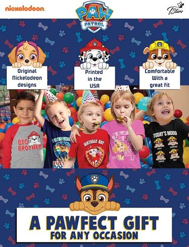 Tstars Marshall عيد ميلاد 3 هدايا قميص الصبي لمدة 3 سنوات Bday Paw Patrol موضوع حفلة طفل رضيع تي شيرت in Kuwait