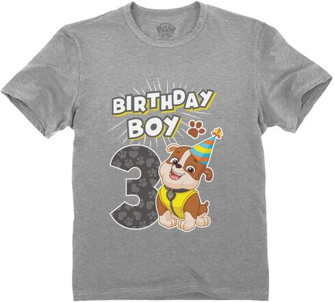 Tstars Marshall عيد ميلاد 3 هدايا قميص الصبي لمدة 3 سنوات Bday Paw Patrol موضوع حفلة طفل رضيع تي شيرت in Kuwait