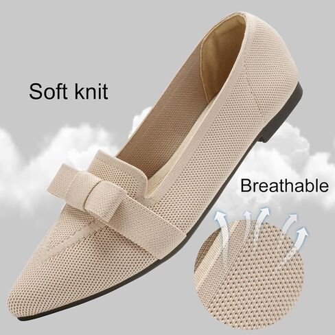 Flats for Women Pointed Toe Ballet Flats Shoes Mesh Breathable Comfortable Dressy Casual Slip On Ballerina Walking Flats in Saudi Arabia