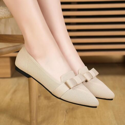 Flats for Women Pointed Toe Ballet Flats Shoes Mesh Breathable Comfortable Dressy Casual Slip On Ballerina Walking Flats in Saudi Arabia